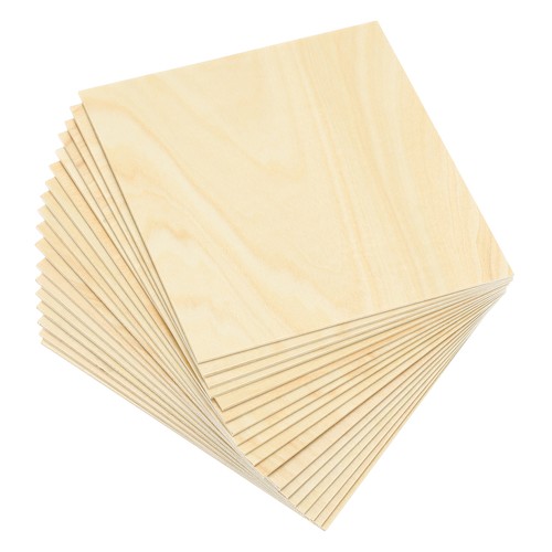 Fogli legno balsa 6x6x1 - fogli,