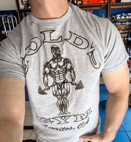 Maglietta uomo gold gym - uomo:,