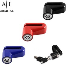 Lucchetto Blocco Antifurto per Bici Compatto Portatile in Lega con Rivestiment