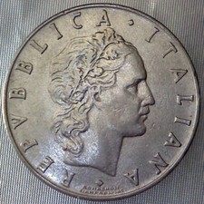 REPUBBLICA ITALIANA 50 lire