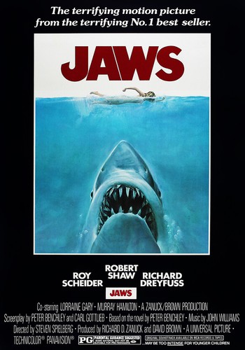 Jaws squalo bianco - bianco, (1975)