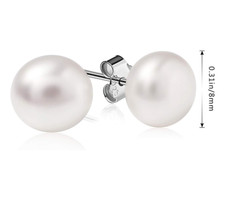 Orecchino per donna con perle d'acqua