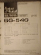 Pioneer SG-540 SG-505 manuale