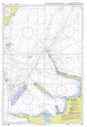 2589 admiralty chart - chart, denmark