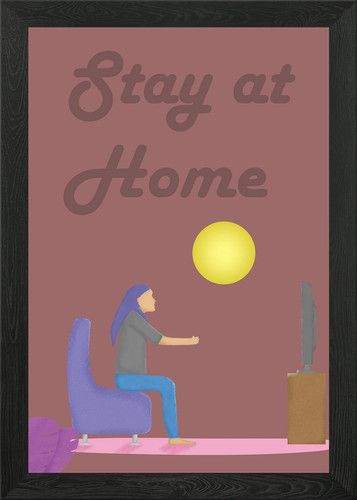 Stay home and play game - home,
