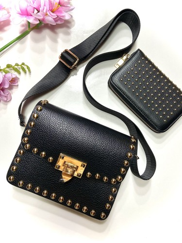 Pochette portafogli nero con - pochette,