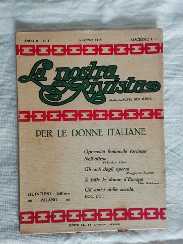 Nostra rivista anno n - ii, n°