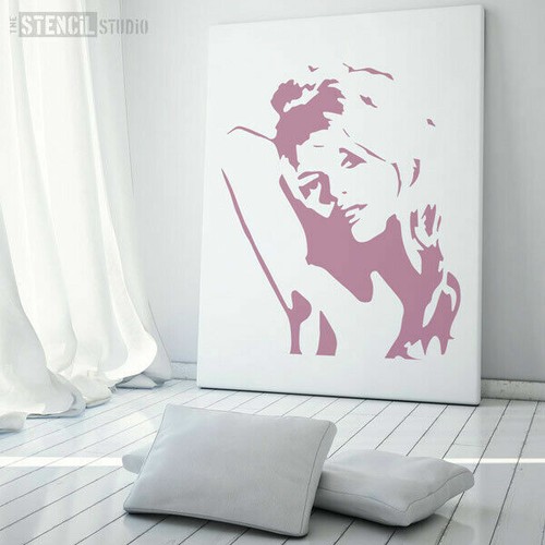 Brigitte bardot stencil - brigitte,