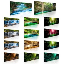 Foresta cascata natura - , tessuto