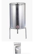 Botte Inox Fondo Conico Lt 200