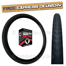 PNEUMATICO E TUBO Baldys 26x1,50 City Slick NERO Mountain MTB Mountain Bike Smooth Road