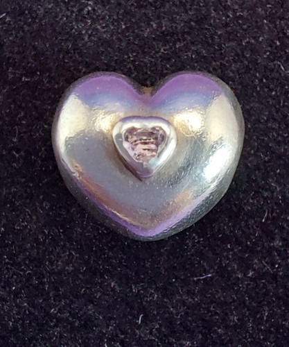 Charm clip cuore costante