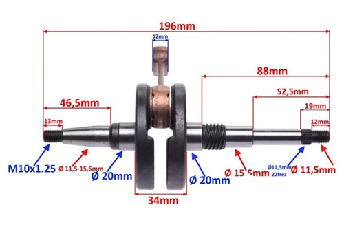 Albero motore per - per, honda