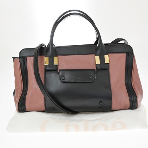 Borsa mano chloe logo alice - logo,
