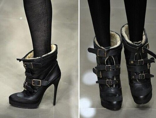 Stivali aviatore burberry - stivali,