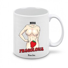 tazza 8x10 scritta miss fragolona idea regalo compleanno scherzo donna nubilato