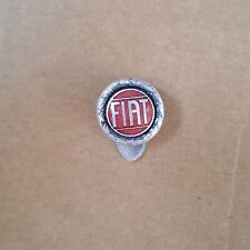 Distintivo spilla logo automobile FIAT, colore rosso, 15 mm, vintage originale 