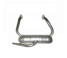 Marmitta Silenziatore per FIAT 500 F L con Guarnizioni