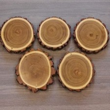 5 Pezzi Acacia Cinghiale Scudo Trofeo Scudo Tavola Cinghiale Disco Albero Nuovo