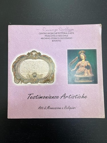 Testimonianze artistiche atti - testimonianze,