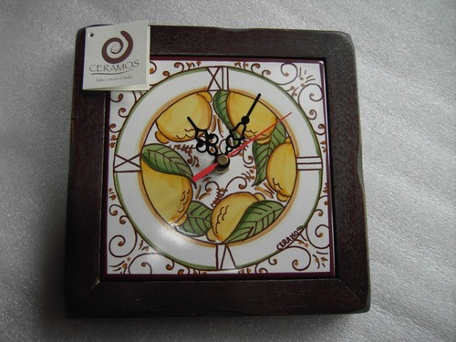 Orologio muro piastrella in - muro,