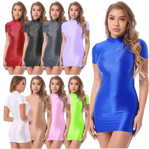 Vestito donna body lucido - , olio