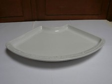 Piatto buffet ceramica di Este elegante decoro a rilievo 39 cm ceramic italian