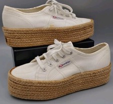 Womens SUPERGA Rope Platform