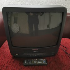 Samsung TVP 5050XST TV VCR VHS Combo Retro Gaming TV a valvole 20" CRT + FB