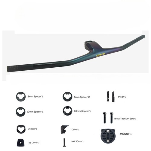 Manubrio bici mtb carbonio - manubrio,