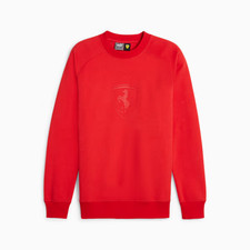 FELPA UOMO PUMA FERRARI RACE BIG SHIELD CREW TAGLIA: L