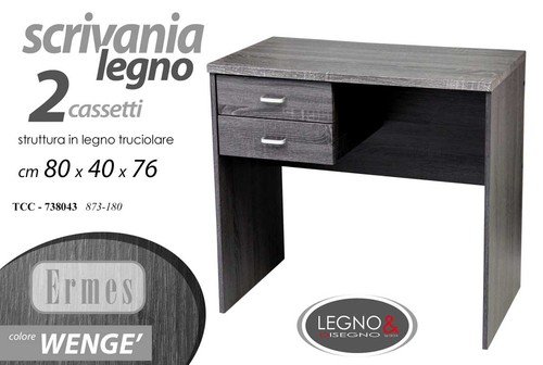 Scrivania moderna cassetti - 2,