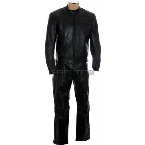 Tuta giacca pantalone pelle - giacca,