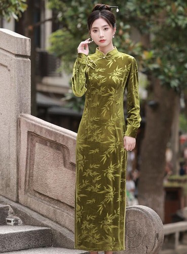 Abito cheongsam elegante donna - elegante,