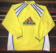 Adidas Vintage Basketball Giallo Taglia XL NBA Men Sport Basket