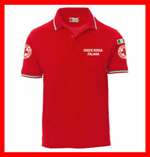 POLO MAGLIA FELPA CROCE ROSSA RICAMO DIRETTO