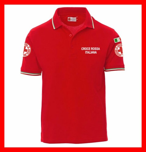 Polo maglia felpa croce - croce, rossa