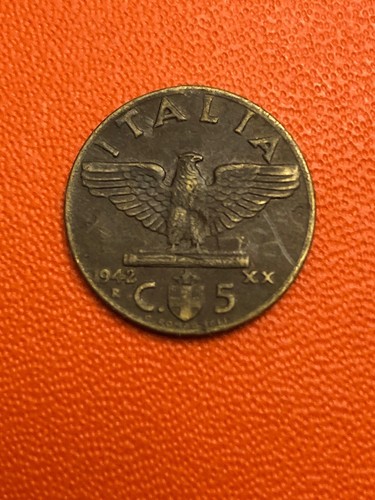 Moneta centesimi 1942 - 5,