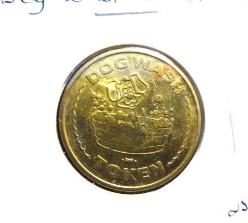 Dog wash token - dog,
