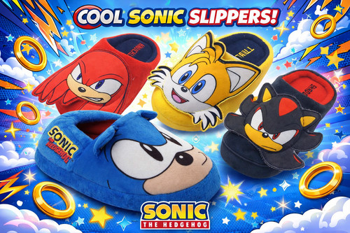 Pantofole ragazzi sonic - pantofole, il
