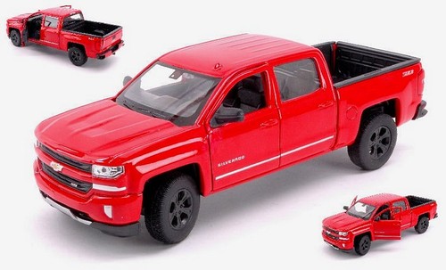 Chevrolet silverado red - silverado, 1:24