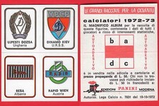 FIGURINA CALCIATORI PANINI