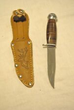 COLTELLO DA CACCIA VINTAGE SOLINGEN GERMANIA  MANICO CORNO DI LEGNO