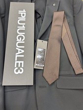 Unopiu Camel Brown Slim Check