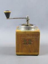 Macina Caffe’ AT Brevetti legno e metallo cromato da collezione vintage anni ‘70