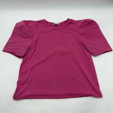 T-shirt Zara donna grande rosa