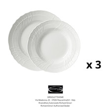 Richard Ginori Vecchio Ginori -set 3 Piatti Piani + 3 Piatti Fondi - Rivenditore