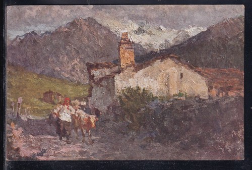 Cartolina leonardo bazzaro - cartolina,