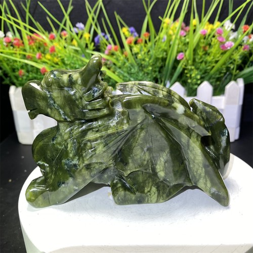 Statua drago giada naturale