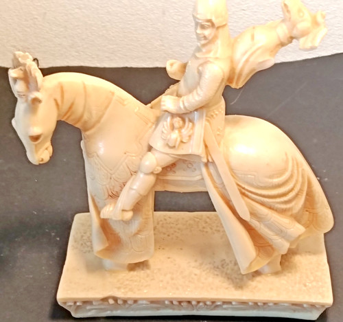 Statuetta cavaliere medioevale - statuetta,